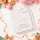 Search for contemporary baby girl shower invitations Elegant