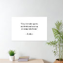 Search for black and white motivational posters Quote