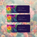 Search for hawaiian floral return address labels Paradise