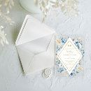Search for light blue and gold wedding invitations For her