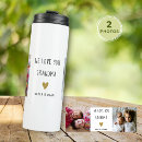 Search for two pictures travel mugs Photo collage