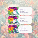 Search for hawaiian floral return address labels Paradise