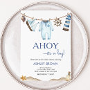 Search for ahoy baby shower invitations Sailing