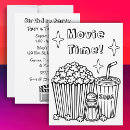Search for black and white movie invitations Retro