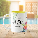 Search for watercolor leaf mugs Bride