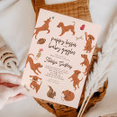 Search for puppy shower invitations Cute