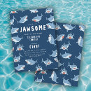 Search for great white shark invitations Cartoon