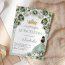 Search for sage green quinceanera invitations Mis quince anos