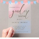 Search for pastel gender reveal invitations Modern