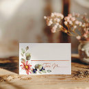 Search for wildflower place cards Rustic country
