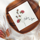 Search for thistle napkins Watercolor