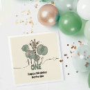 Search for giraffe napkins Jungle safari