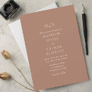 Search for mocha wedding invitations Simple