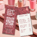 Search for makeup price lists Qr code