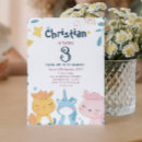 Search for cute animals birthday invitations Zoo