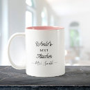 Search for worlds best teacher coffee mugs Modern