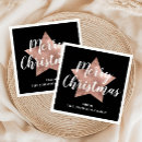Search for black christmas napkins Stars