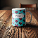 Search for romantic lovers mugs Red