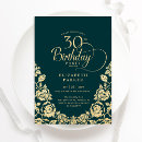 Search for for her 30th birthday invitations Elegant