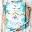 Search for turquoise and gold invitations Watercolor