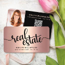 Search for real estate agent business cards Qr code