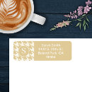 Search for houndstooth return address labels Modern