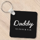 Search for kids name key rings Dad