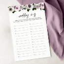 Search for purple bridal shower games Black