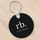 Search for classic key rings Black and white