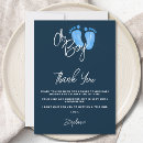 Search for navy blue thank you cards Typography