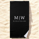 Search for black and white beach towels Elegant