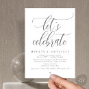 Search for lets celebrate wedding invitations Elopement