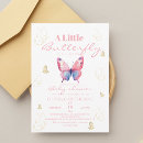 Search for butterfly baby girl shower invitations Gold glitter