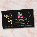 Search for nail salon logo business cards Black and gold