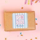 Search for blue stripes stickers Birthday party