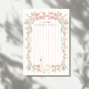 Search for baby girl announcement note cards Floral