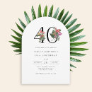 Search for beach 40th birthday invitations Forty