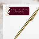 Search for classic red and white return address labels Bold