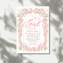 Search for its a girl invitations Modern