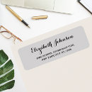 Search for grey and black return address labels Script
