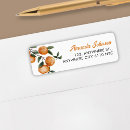 Search for mandarin return address labels Clementine