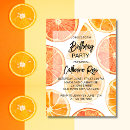 Search for orange fruit invitations Whimsical fruit greenery