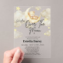 Search for yellow teddy bear invitations Over the moon