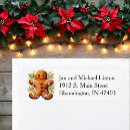 Search for gingerbread man return address labels Fun