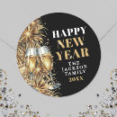Search for nye stickers Black and gold
