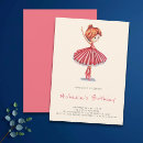 Search for girls tutu birthday invitations Little dancer