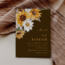 Search for boho sunflowers wedding invitations Yellow