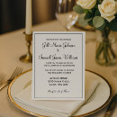 Search for modern simple black and white wedding invitations Classy