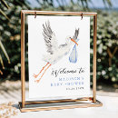 Search for baby boy stork posters Watercolor