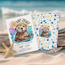 Search for otter baby shower invitations Sea